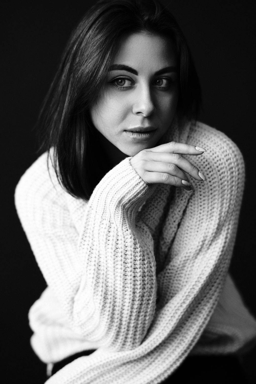 девушка, портрет, чб, черно-белый портрет, 7artisans55mmf14, 7artisans, Андрей Ткаченко