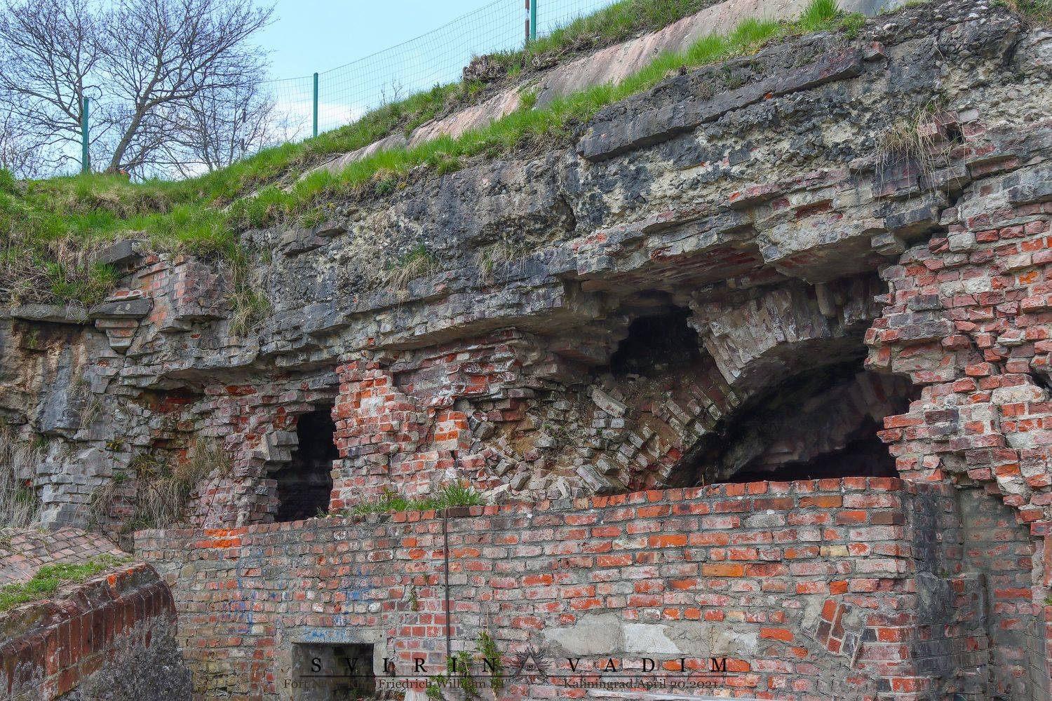 реставрация,форт, Калининград, №5, Фридрих-Вильгельм III, Восточная Пруссия, Германия, Россия, война, сооружение, крепость,2021г, fort, Kaliningrad, No. 5, Friedrich Wilhelm III, East Prussia, Germany, Russia, war, building, fortress, 2021, Vadim Svirin