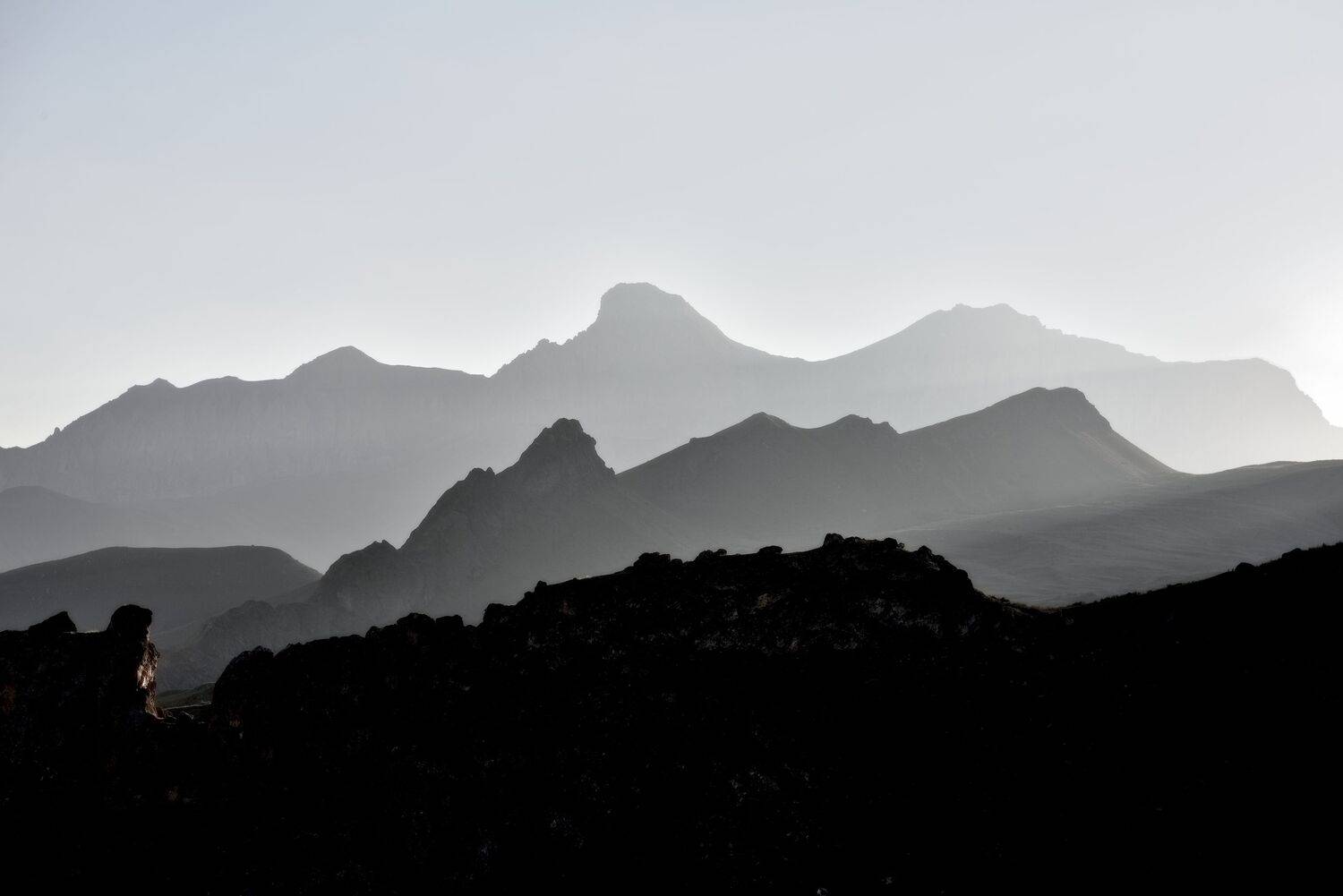 горы, рассвет, кабардино-балкария, чегемское ущелье, булунгу, Байдуков Александр