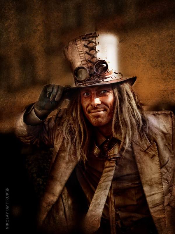 портрет стим панк. Польша фото превью