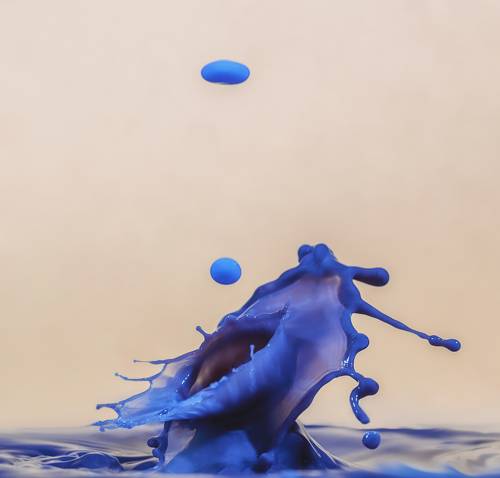 Blue drop