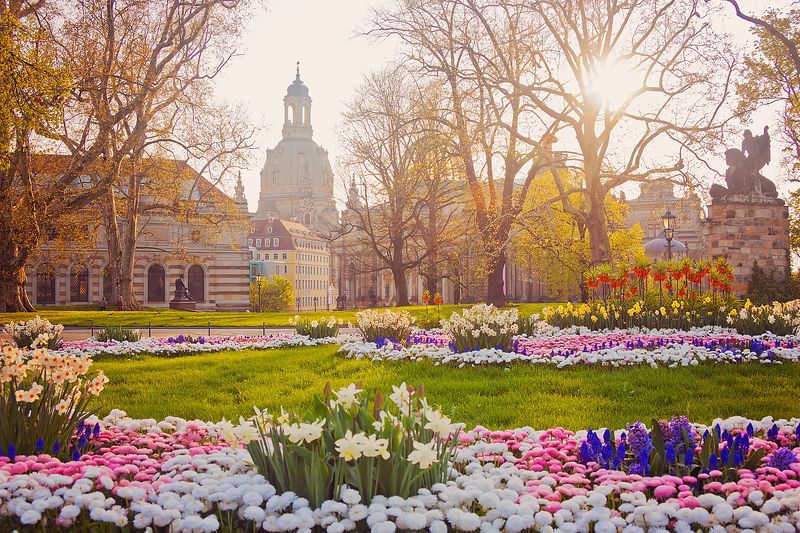 Весенний Дрезден, Германия фото превью