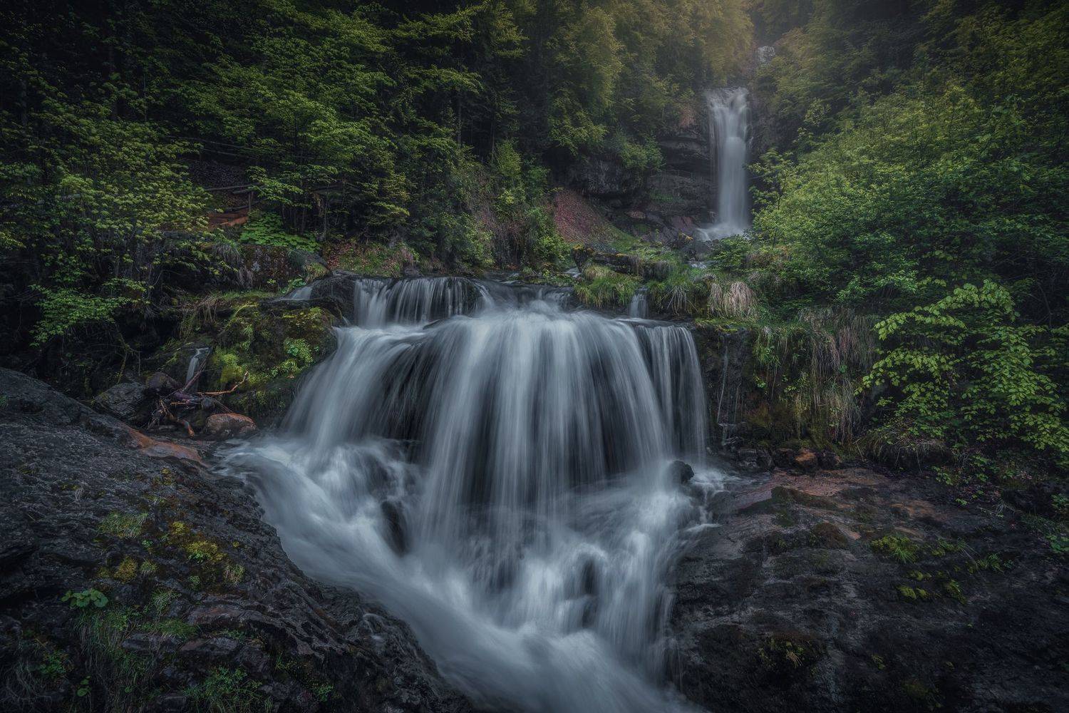 berner oberland, canton bern, giessbach waterfalls, landscape, switzerland, waterfall, Marko Klavs