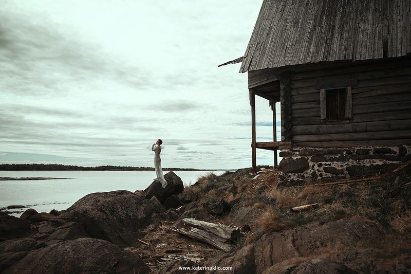 solitude, one, lonely, loneliness, white, bride, lady, woman, feeling,  Solitude фото превью