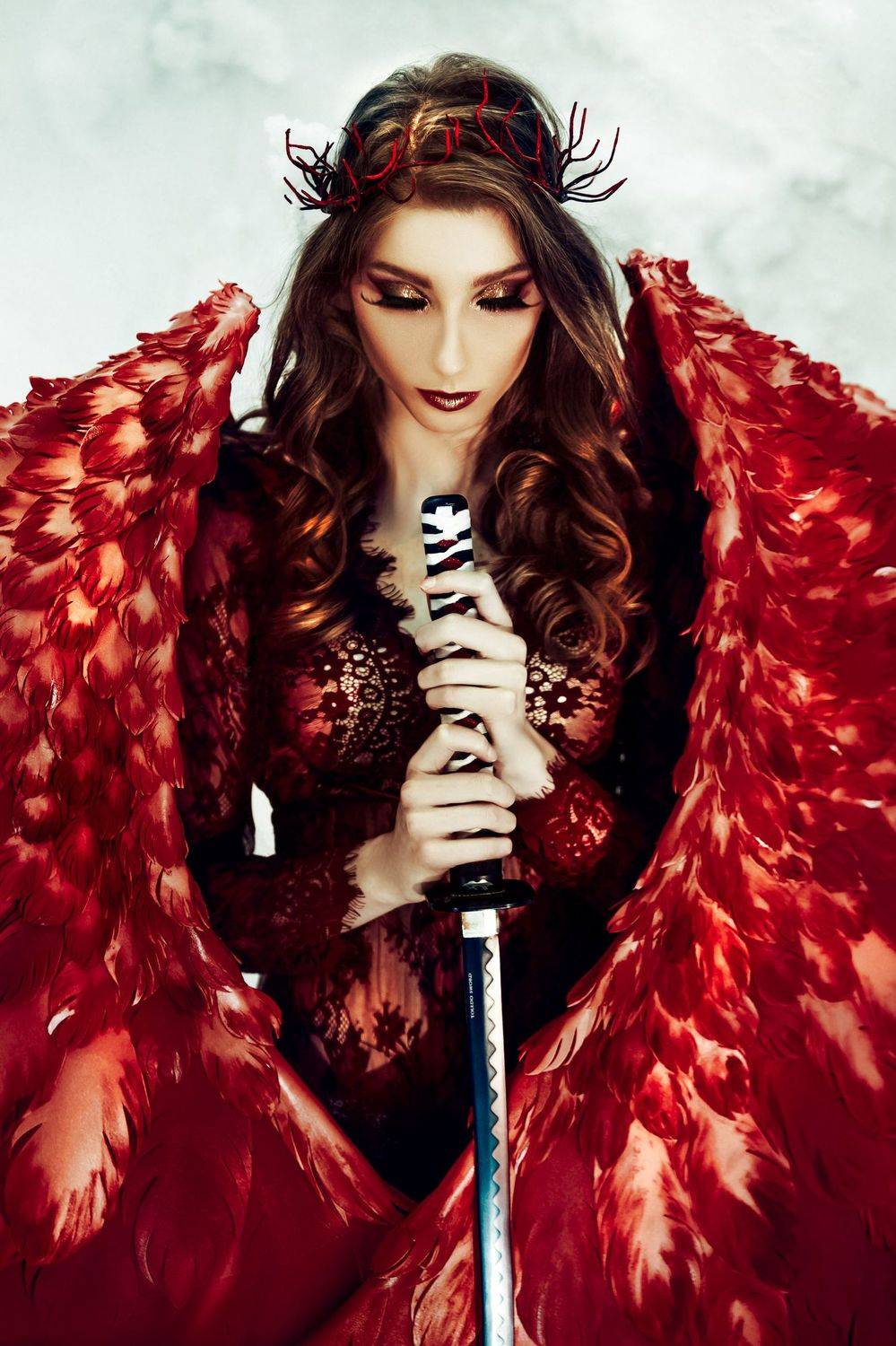 woman, portrait, conceptual, studio, Руслан Болгов (Axe)