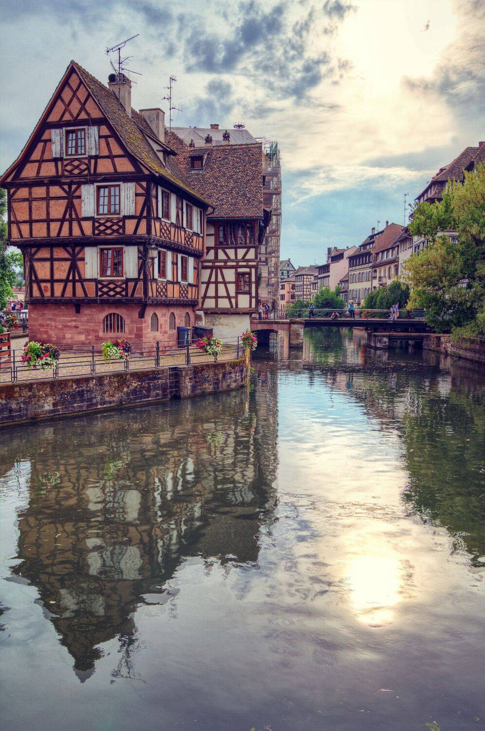 страсбург, отражение, вода, Alexey Belov