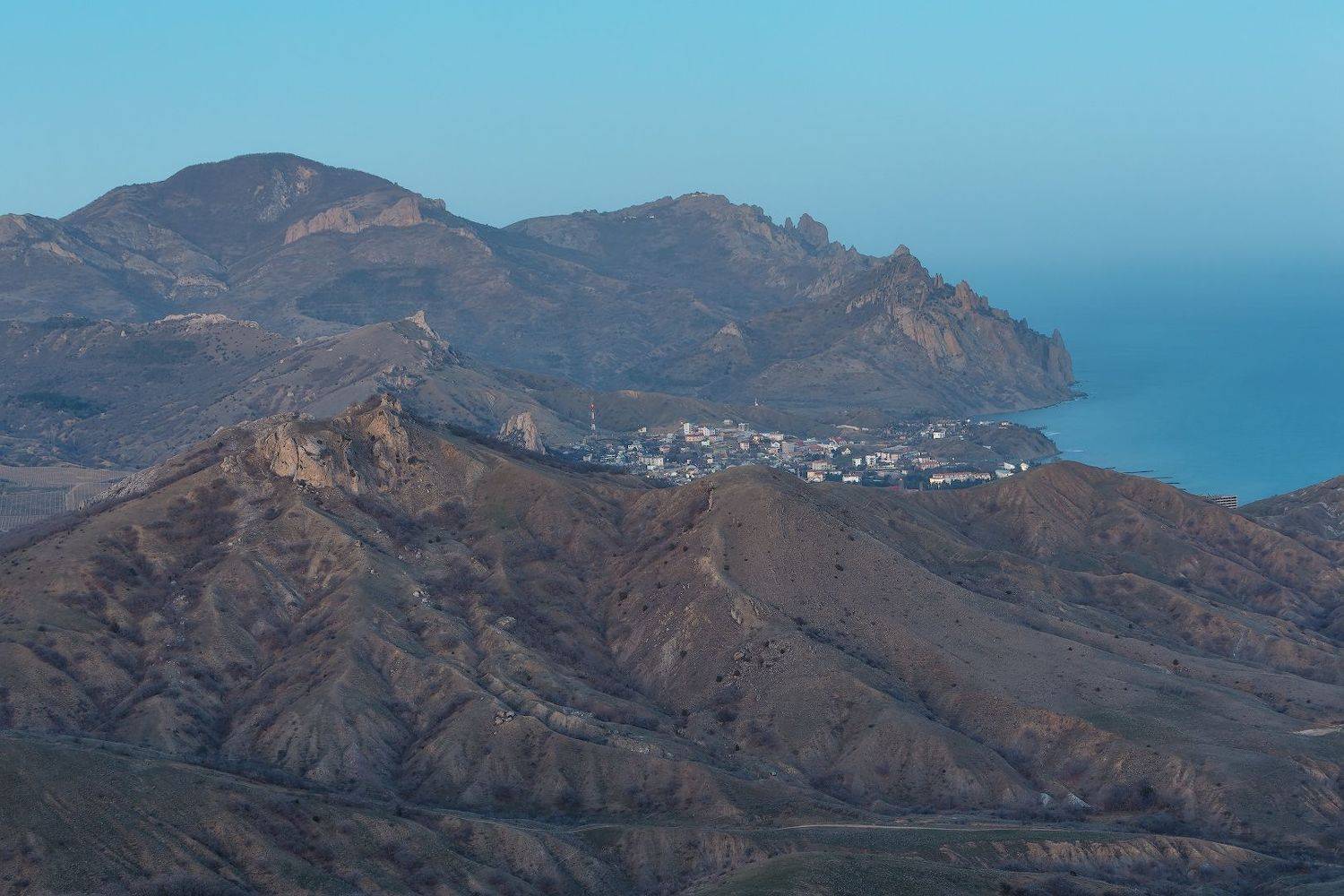 крым, море, карадаг, курортное., Владимир Дубинин