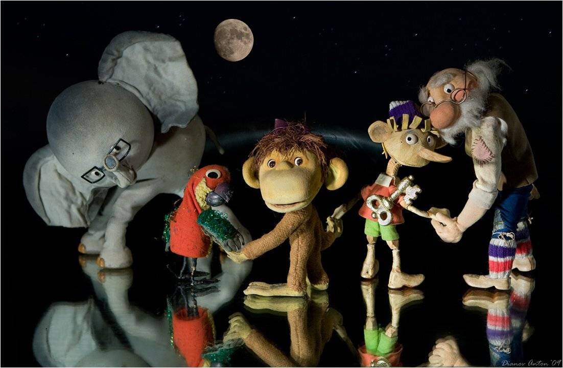 38 попугаев, буратино, папа карло, Тоша