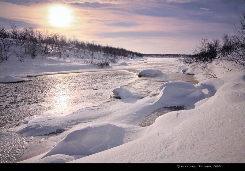 мурманск,тундра,февраль, Александр Рогачёв