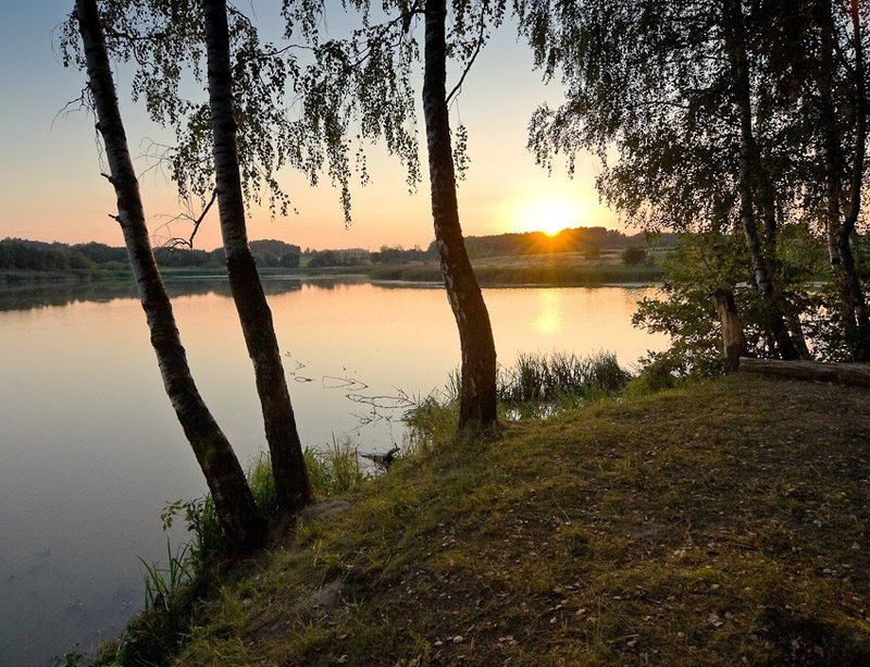 лето, вечер, закат, тепло, талашкино Летний вечер. фото превью