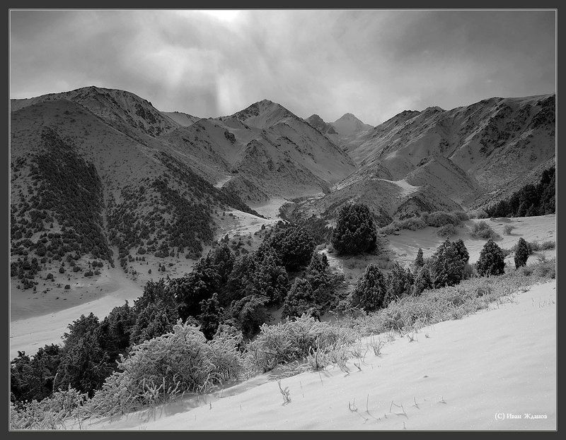 горы, кыргызстан, киргизия, тянь-шань, ноябрь, Тянь-Шань фото превью