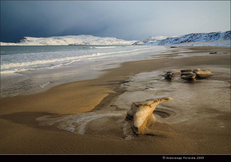 мурманск,кольский_полуостров,море,зима, Александр Рогачёв