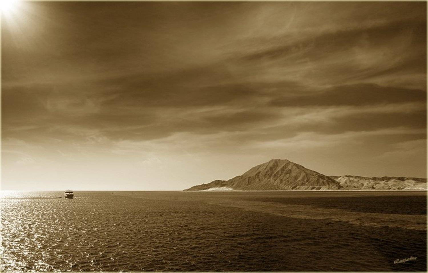 египет, красное море, остров забаргад, яхта, Lampadina (Svetlana Maximova)