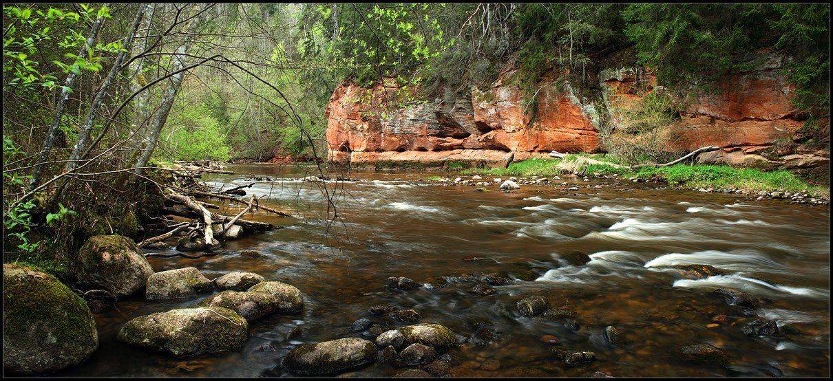 река, амата, камни, скала, Karlis Keisters