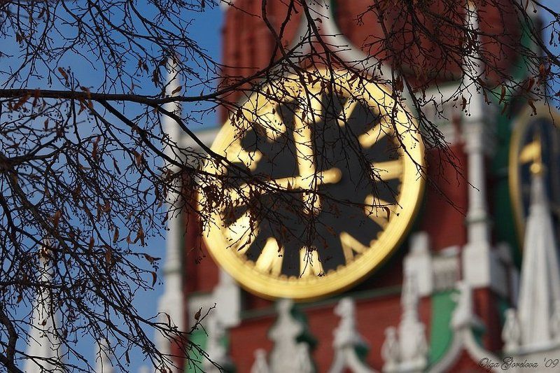 москва, кремль, часы московское время... фото превью
