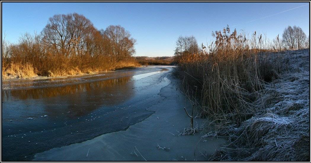 река,мороз, Лихарев Александр