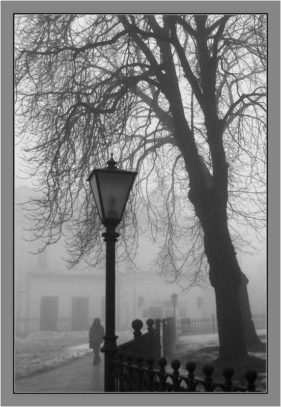 киев, киево-печерская лавра, туман *** фото превью