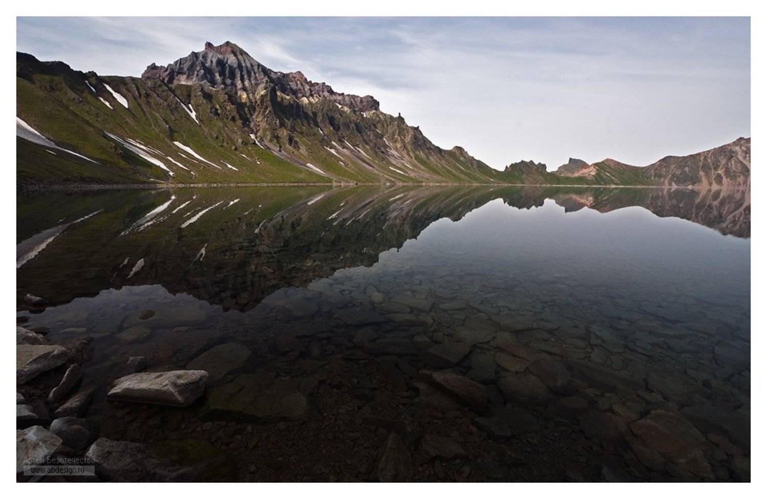 камчатка, вулкан, хангар, озеро, Артем Безотечество