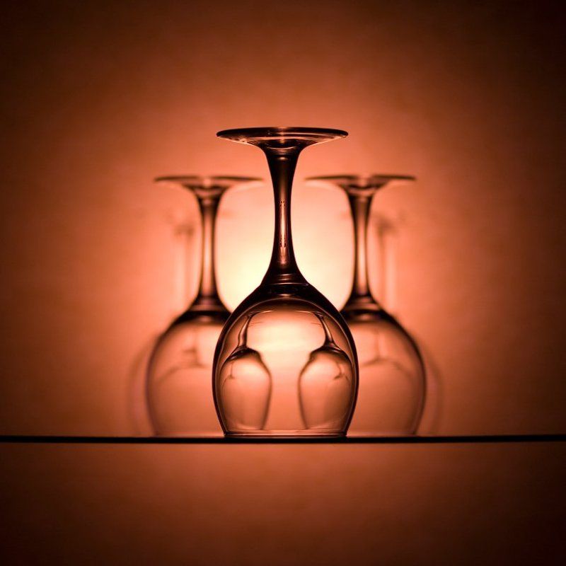 фужеры, стекло, силуэт Дефиле. фото превью