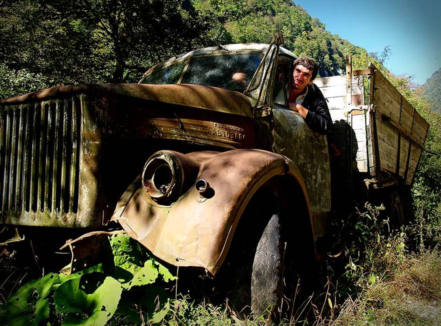 грузовик, газ, горец,, Toska