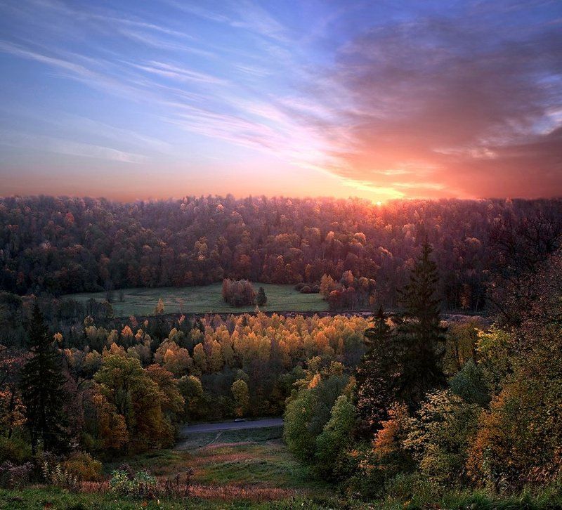 Осень в Сигулде фото превью