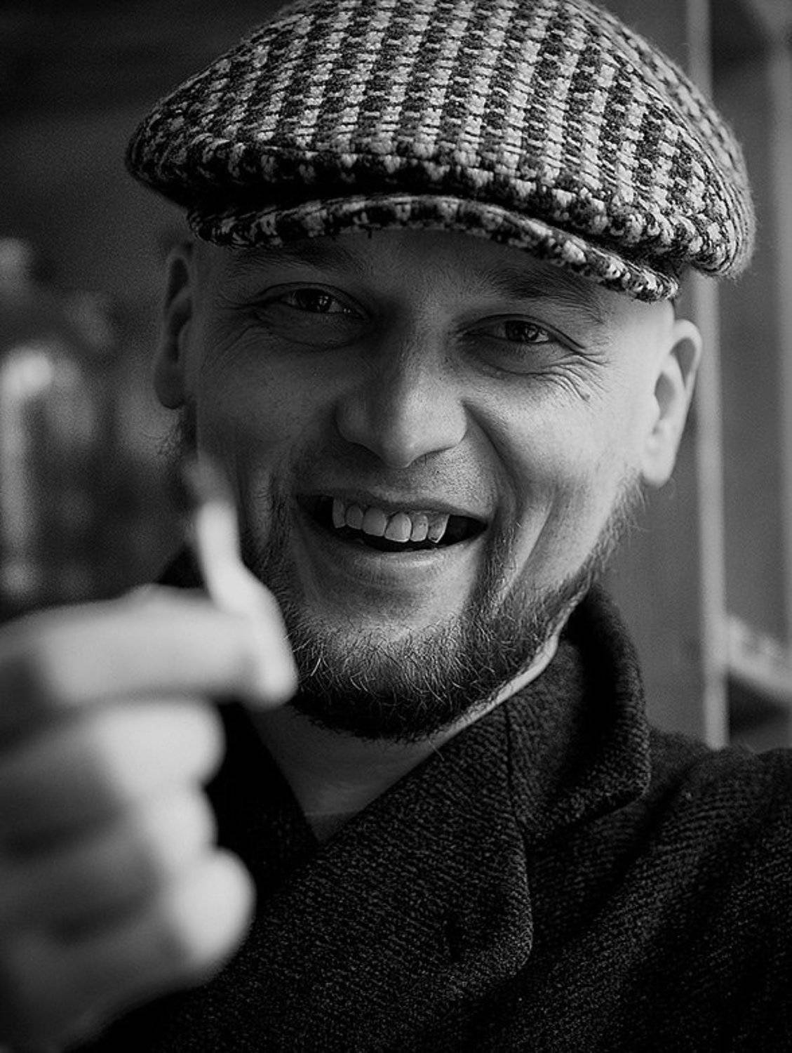 кепка, папироса, улыбка, зубы, борода, Toska