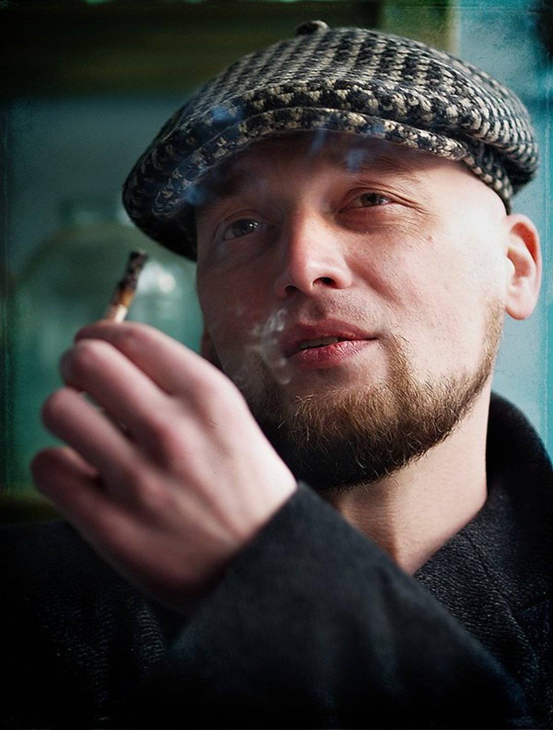 кепка, папироса, курить, разговор, за, жизнь, монолог, Toska