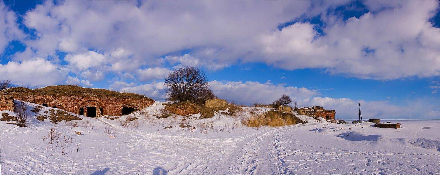 форт, кронштадт, панорама, пейзаж, Teufelus