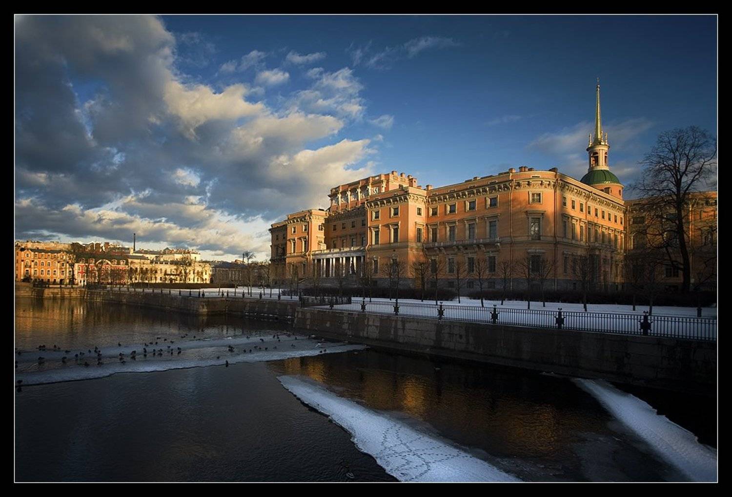 питер, открытка, весна, seleznev