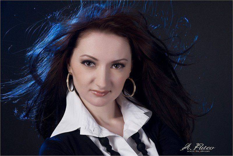 девушка,глаза,студия,портрет,портфолио, Александр Путев