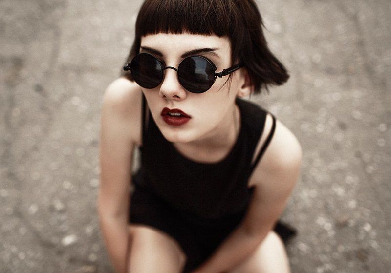 Girl, Glass, Lips, Red *** фото превью