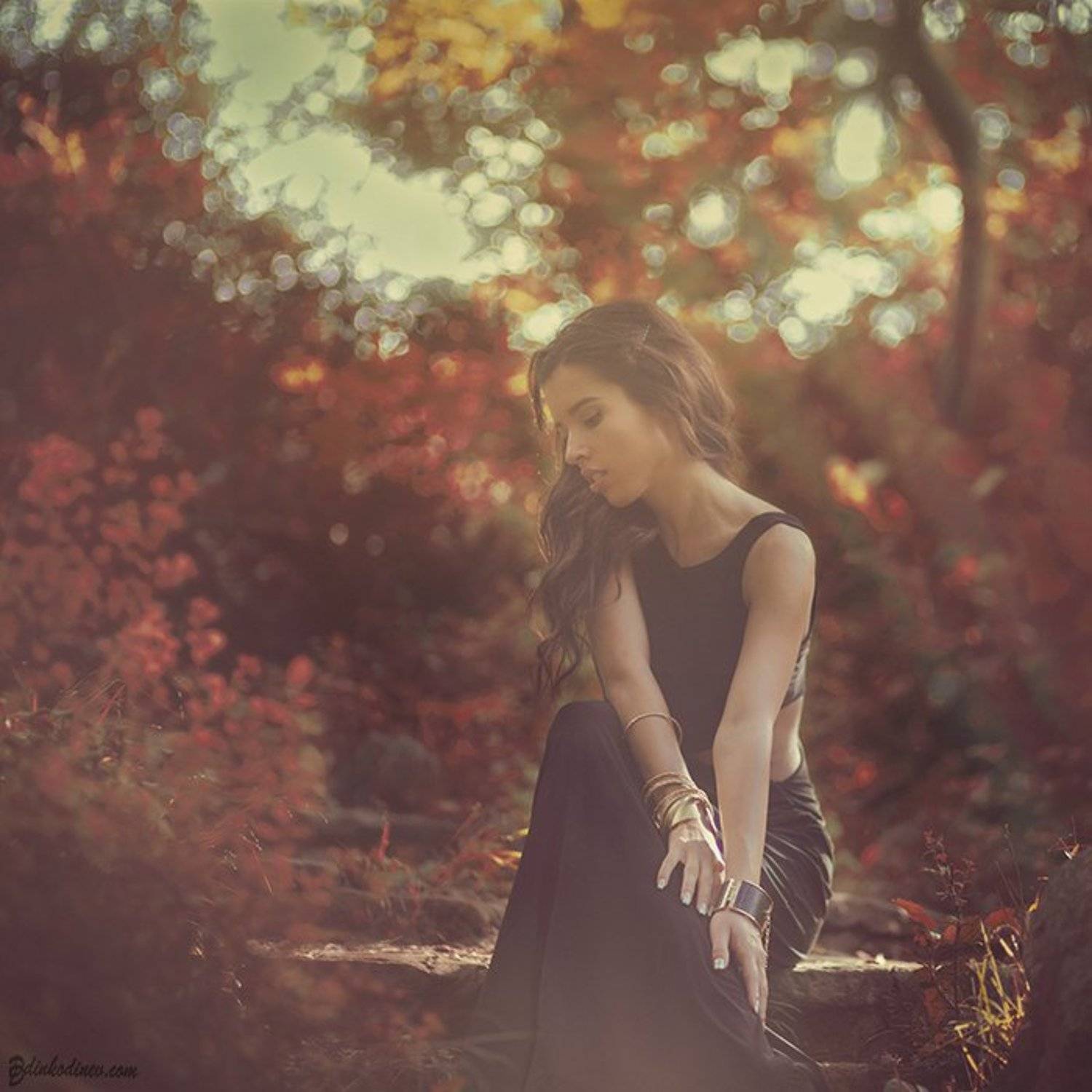 Autumn, Passion, Portrait, Woman, Девочка, Нежность, Осень, Портрет, Портрет девушки, Динко Динев