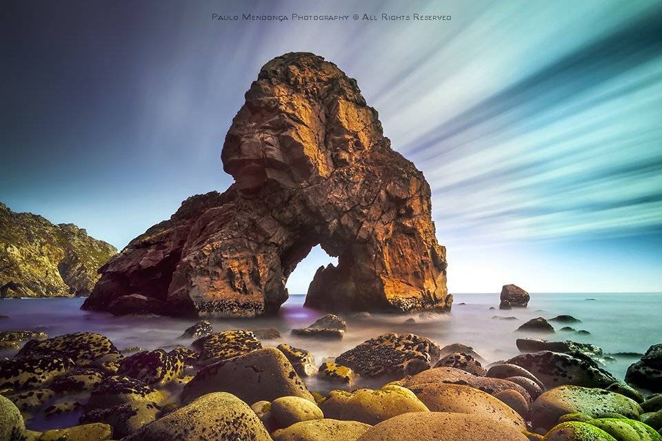 Beach, Cabo da roca, Long exposure, Portugal, Rock, Sintra, Paulo Mendon&ccedil;a