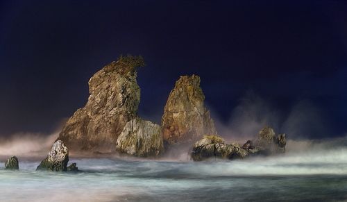 Waving in the night
