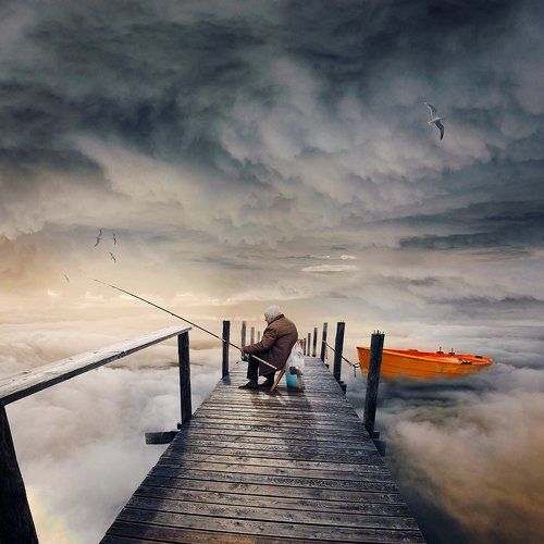 The dreamy fisherman