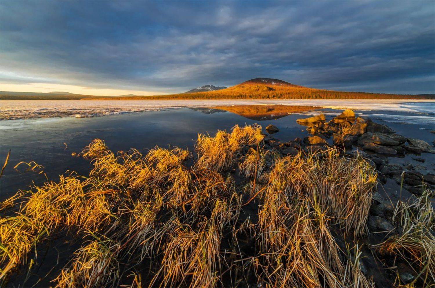Весна, Восход, Горы, Зюраткуль, Озеро, Пейзаж, Природа, Путешествие, Рассвет, Туризм, Утро, Южный урал, Альберт Беляев