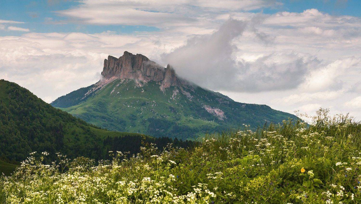 западный, кавказ, лето, июнь, большой, тхач, малый, бабук, Николай Мысливцев