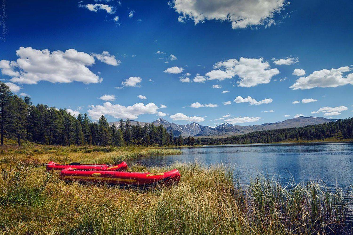 Горный Алтай, Дорога Акташ-Улаган, Озеро Киделю, Улаганский перевал, Сергей Белявцев
