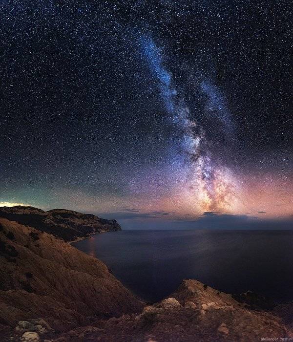 балаклава, крым, ночной пейзаж, панорама, севастополь, трашин, Александр Трашин