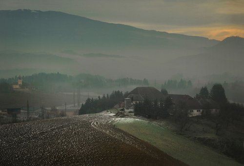 Альпийские селения.