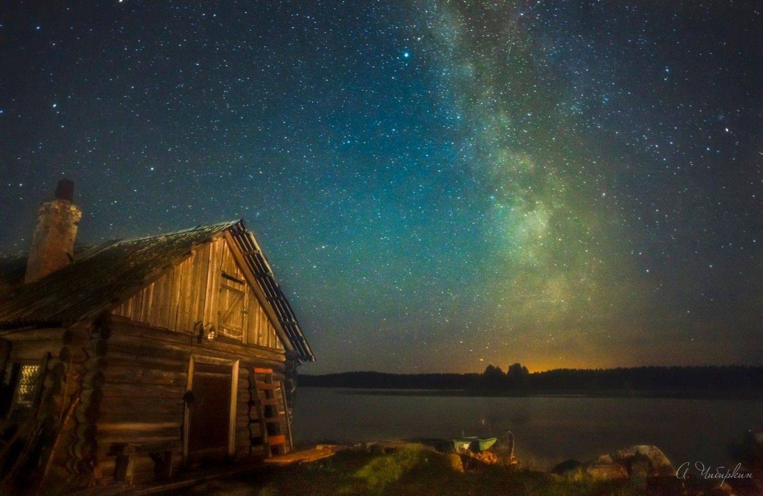 карелия_линдозеро, пейзаж, ночь, Александр Чибиркин