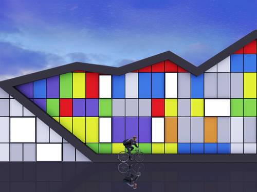 Minimalist geometric forms of modern architecture geometric forms of modern architecture