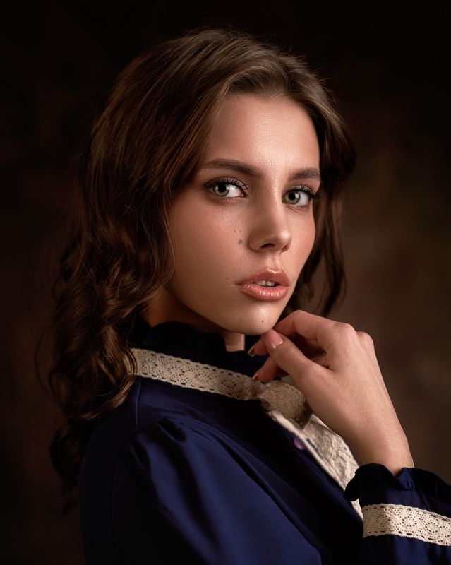 pyzhikphoto, портрет, классика, классический портрет, портрет девушки, женский портрет, portrait, classic, art, красавица Портрет Марии фото превью