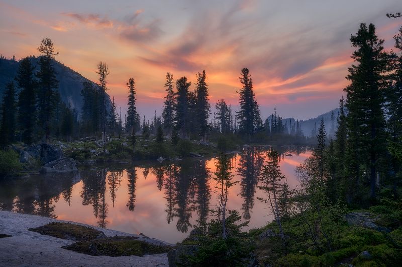 В закатных сумерках Ергак фото превью