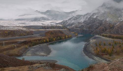 Слияние рек Чуя и Катунь