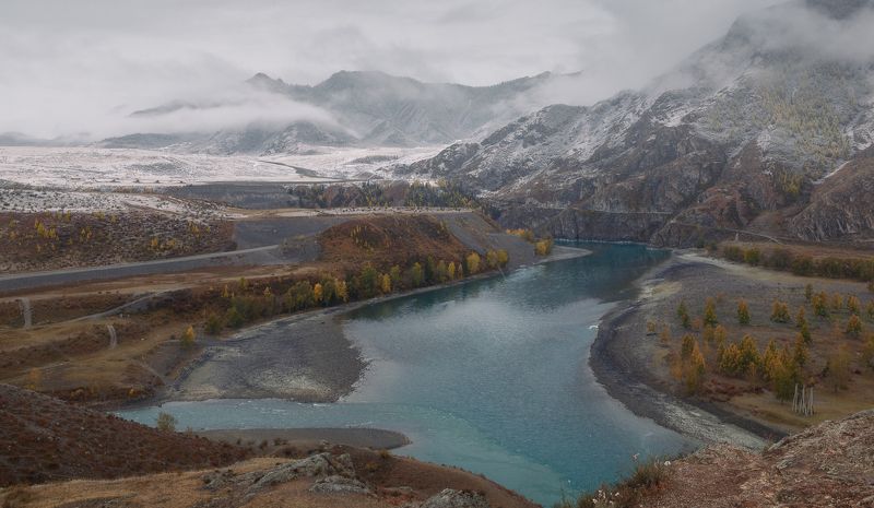 алтай Слияние рек Чуя и Катунь фото превью
