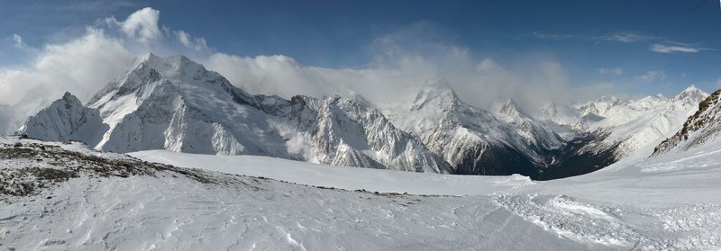Горы Домбая фото превью
