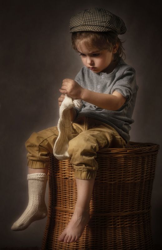 мальчик,детство,радость,любовь,нежность,счастье Трудная работа фото превью