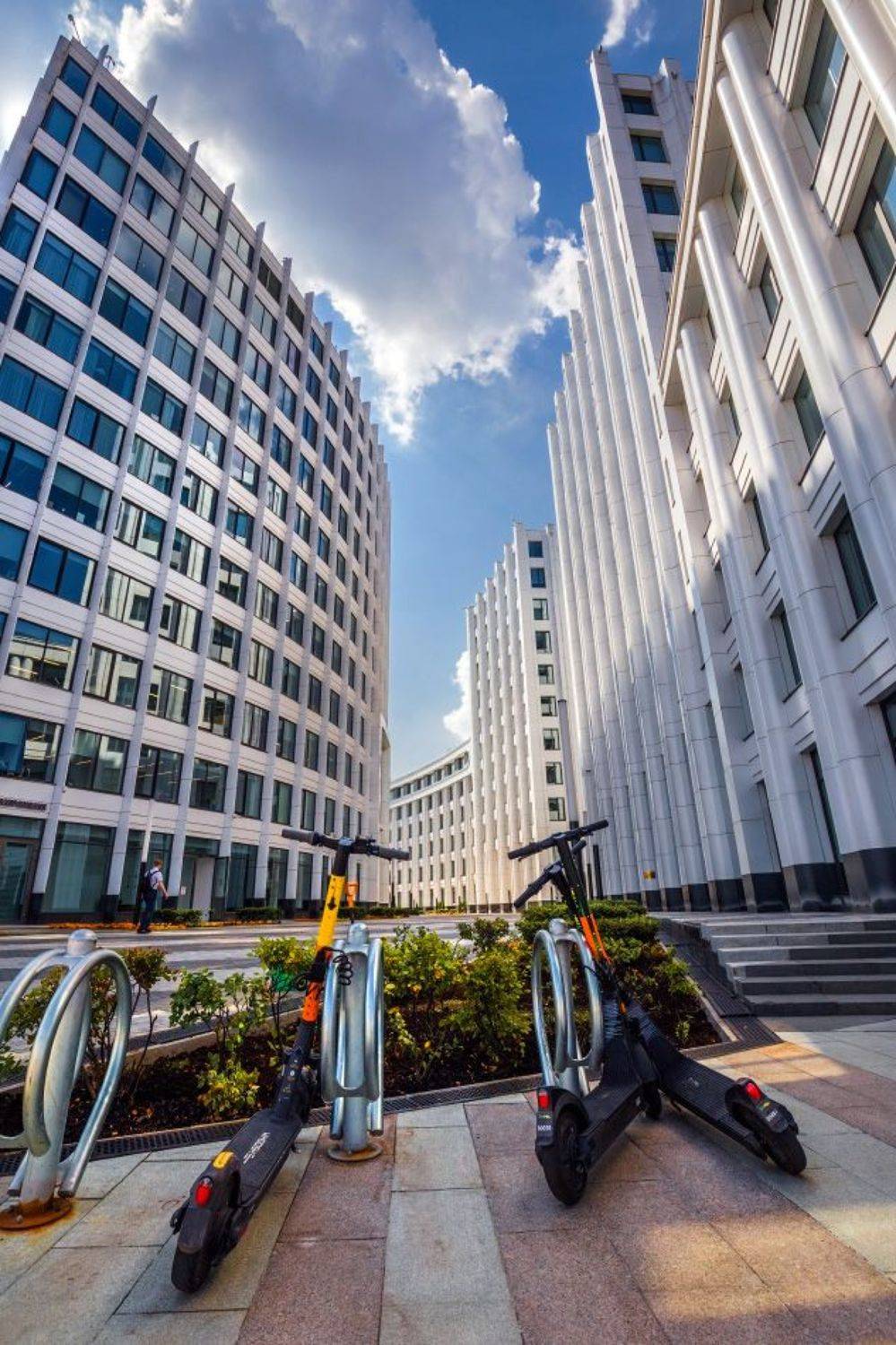 москва, здания, самокаты, перспектива, Виктор Климкин