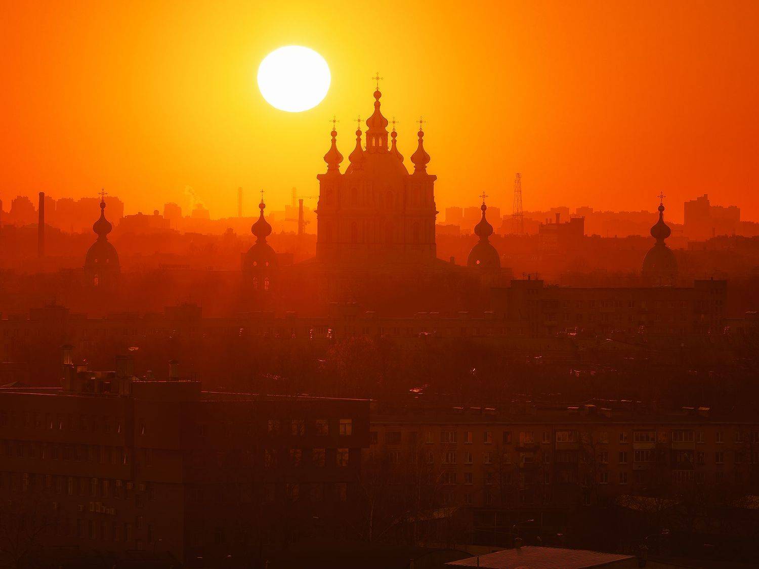 Питер, солнце, длинный фокус, Михаил Проскалов